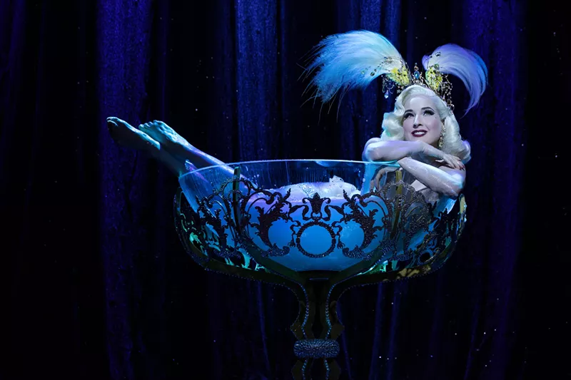 Image: Dita Von Teese, the queen of modern burlesque.