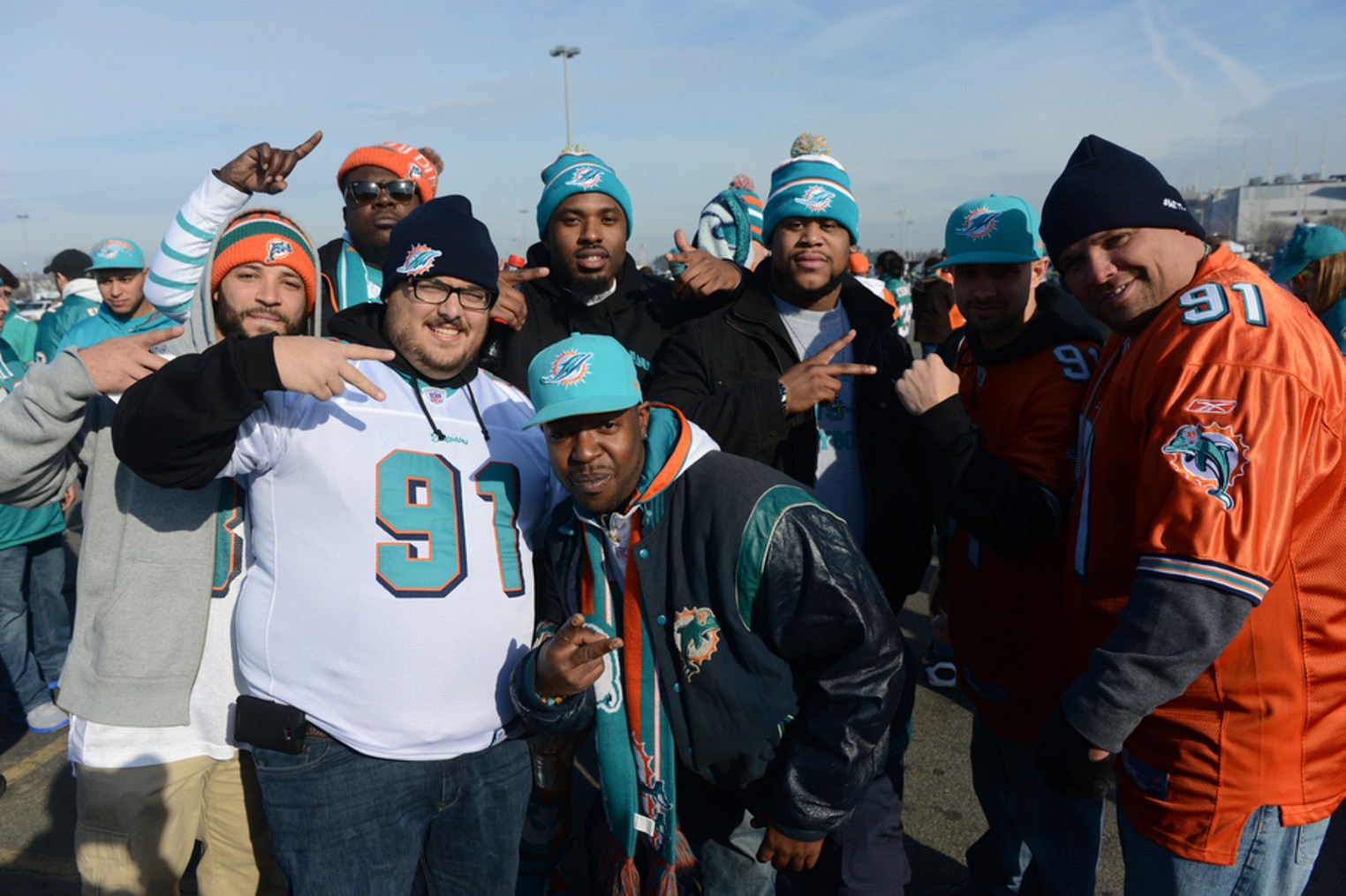 Met Life Takeover: Dolphins Fans Invade Met Life Stadium to Watch