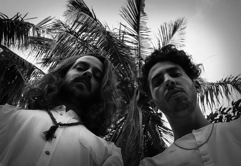Image: Dude Skywalker is made up of DJs Fabio Galarce (left) and Alex Borges.