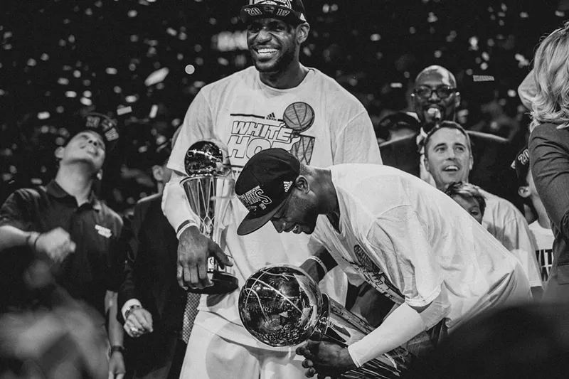 Image: The Miami Heat turned a celebration of its greatest star into the greatest recruiting pitch.