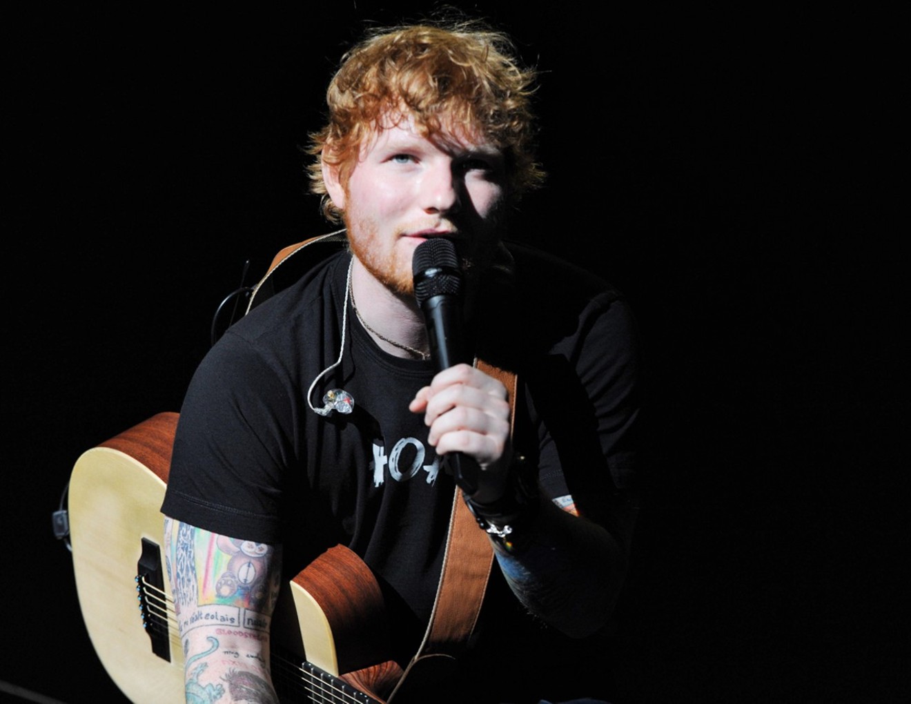 See more photos from Ed Sheeran's sold-out show at the American Airlines Arena.