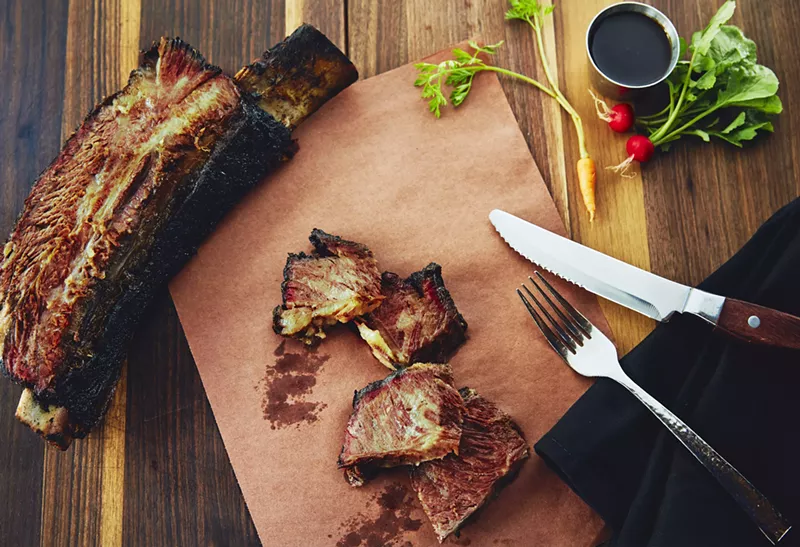 Image: Hickory-smoked short rib