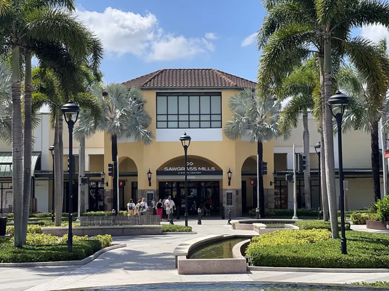 Image: Sawgrass Mills in Sunrise is the largest outlet mall in the nation.