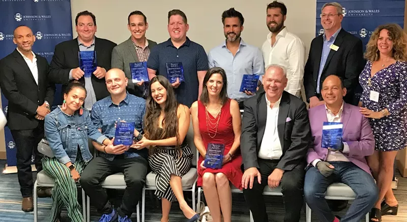 Image: Zest 2018 winners, presenters, and judges