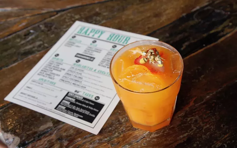 Image: El Camino's blood orange margarita