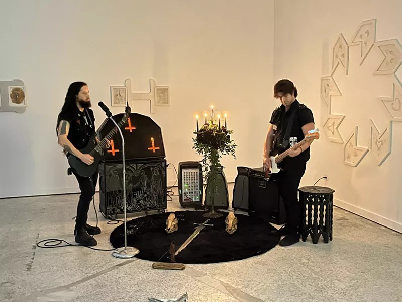 Image: Corpse Chrysalis performing at Emerson Dorsch