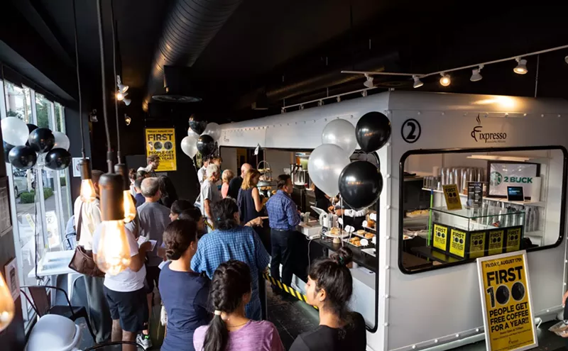Image: Everything at Coral Gables' Fixpresso Coffee Shop Costs $2