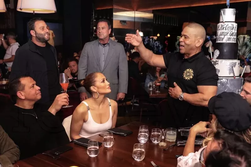 Image: Alex Rodriguez, David Grutman, Jennifer Lopez, & Benny Medina