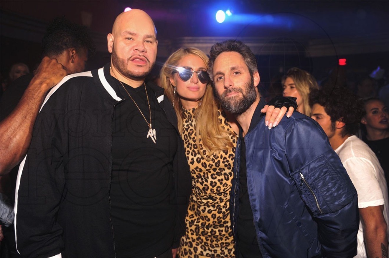 Fat Joe, Paris Hilton, and Seth Browarnik