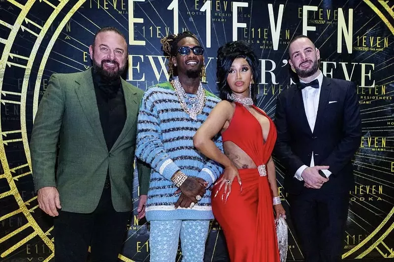 Image: Gino Lopinto, Offset, Cardi B and Daniel Solomon