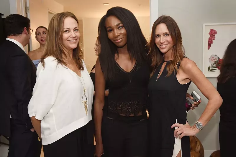 Image: Deborah Houston, Venus Williams, and Susan Penrod