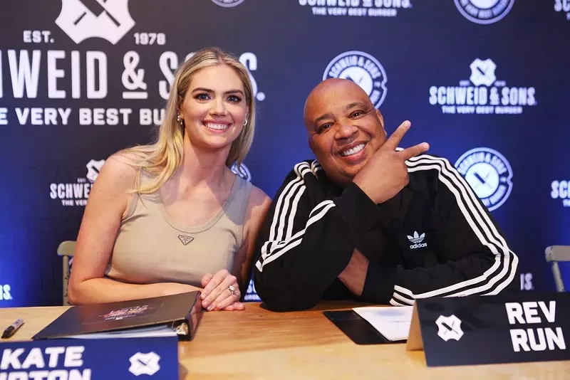 Image: Kate Upton and Rev Run