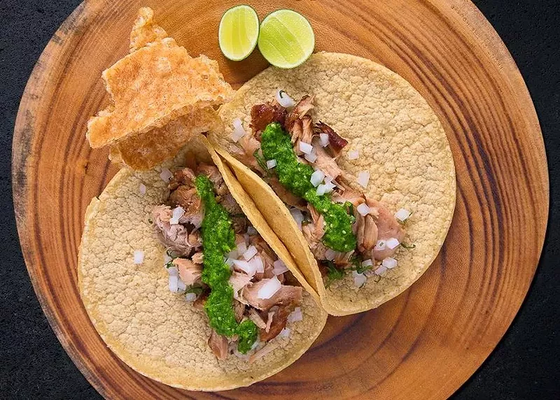 Image: Tacology's carnitas taco.