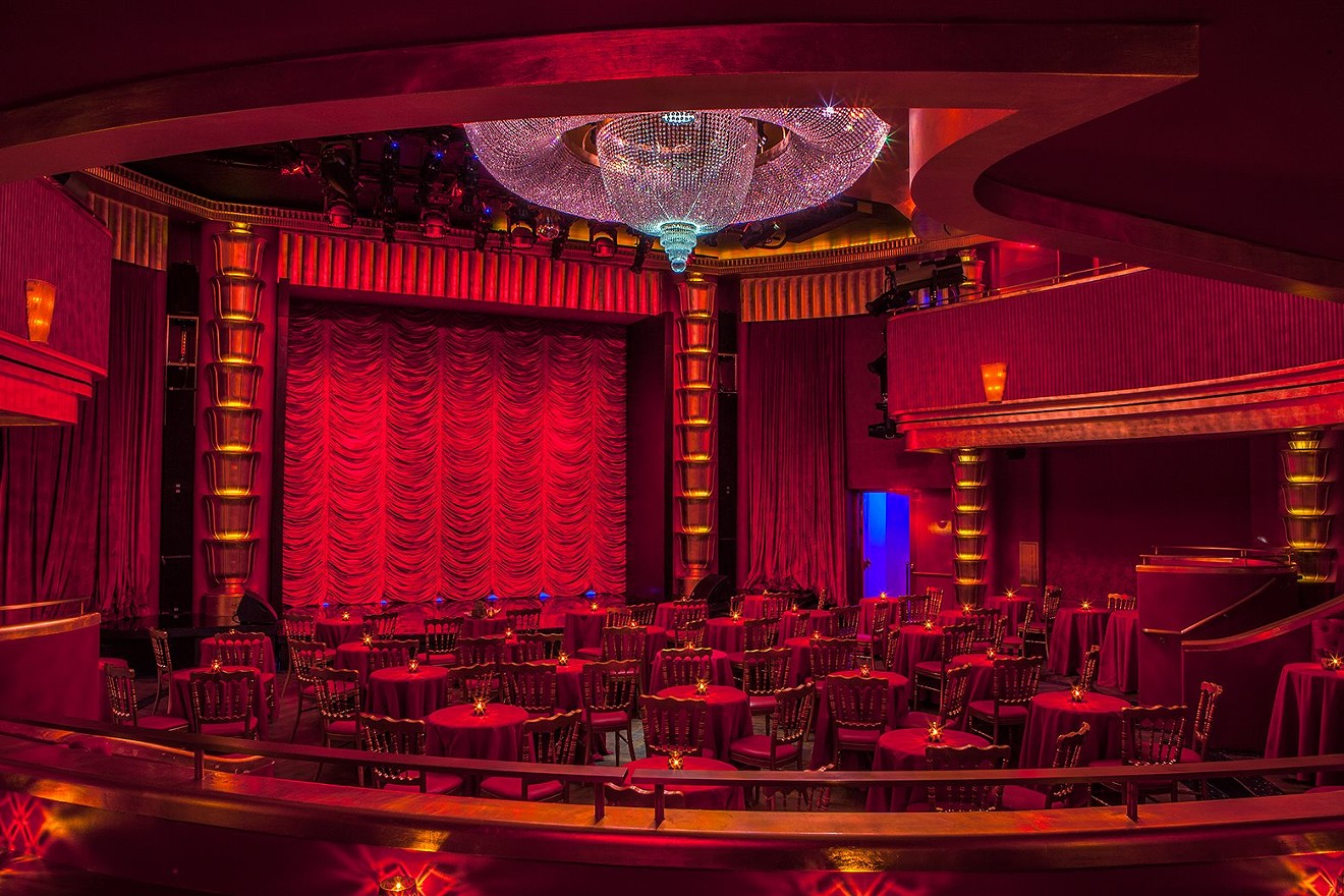Dine in opulence during the Faena's cabaret show.