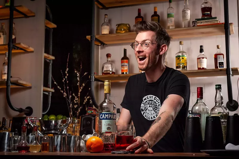 Image: Will Thompson of Jaguar Sun makes fall cocktails.