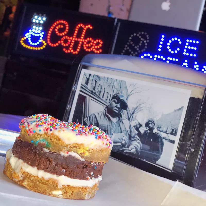 Image: The Big Poppa cookie-cake sundae.