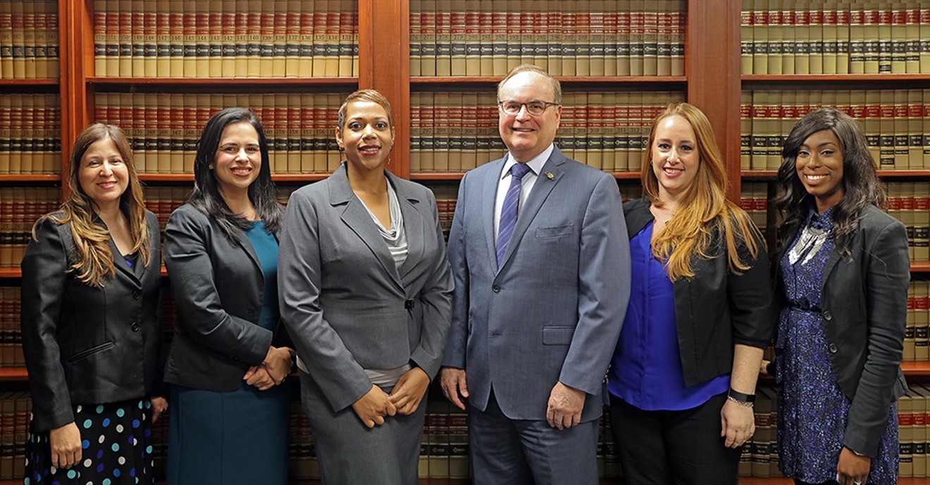 North Miami Beach City Attorney Jose Smith (fourth from left)