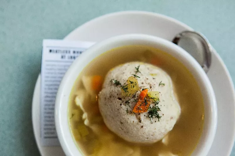 Image: Bubbe's matzo ball soup cures what ails you.