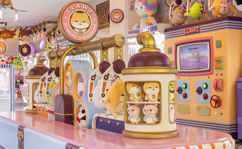 Image: First Miami Claw Machine Arcade Opens at International Mall