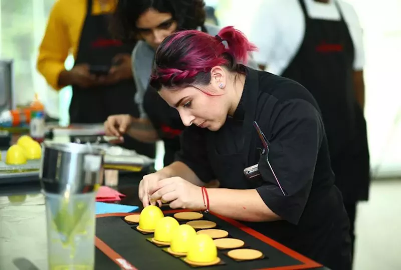 Image: Samira Saade at work.