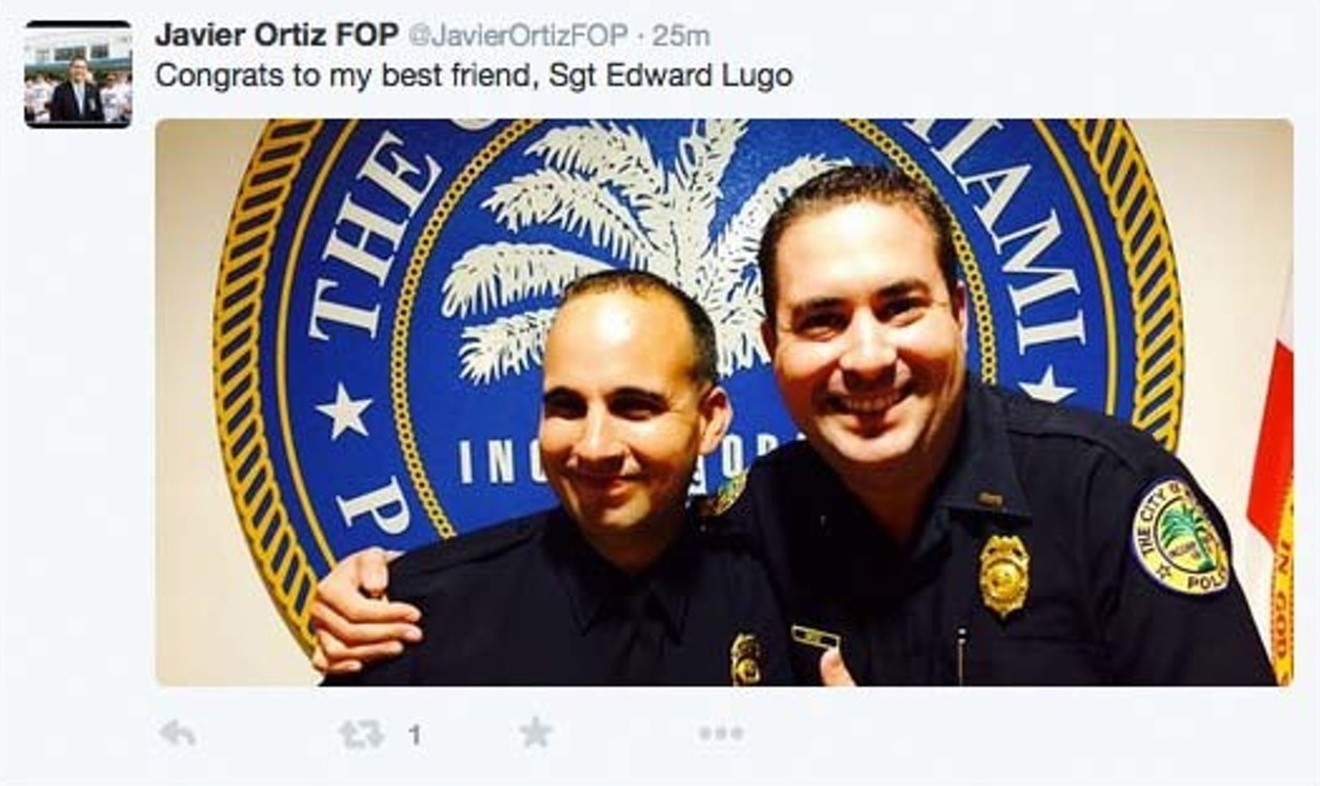 Both Ed Lugo and Javier Ortiz have kept their jobs with the Miami Police Department.