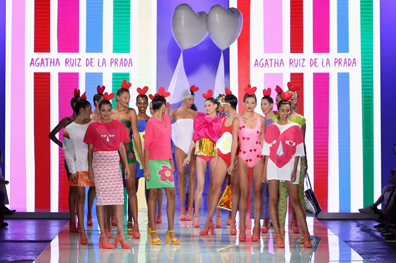 Image: Agatha Ruiz de la Prada's 2017 show at MIAFW.