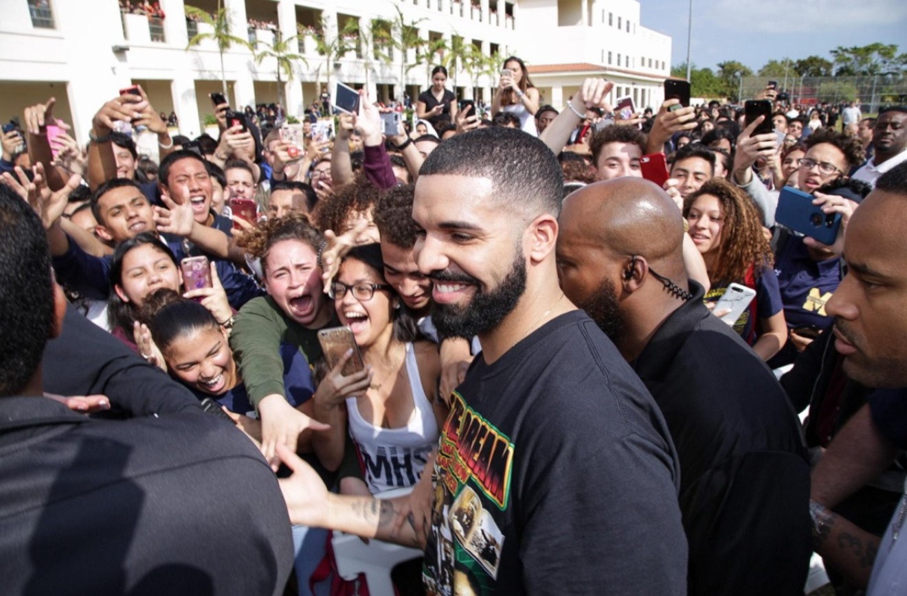 Drake at Miami Senior High School.