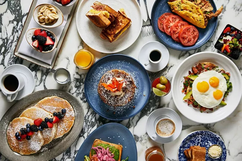 Image: Miami SPce brunch items at Cafe Americano.