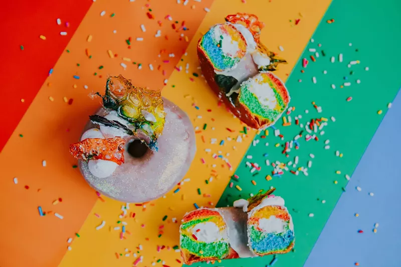 Image: Celebrate Pride with the Salty's unicorn doughnut.