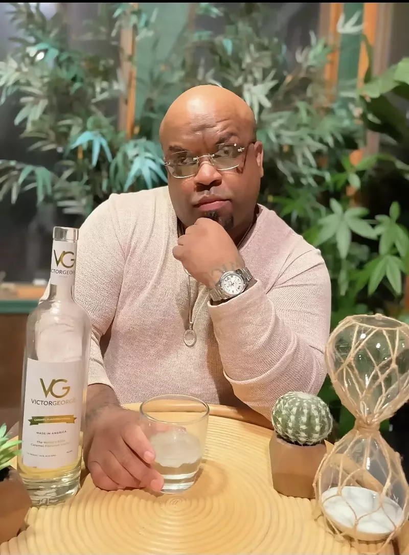 Image: To say CeeLo Green is a fan of Victor George's caramel-infused vodka would be an understatement.