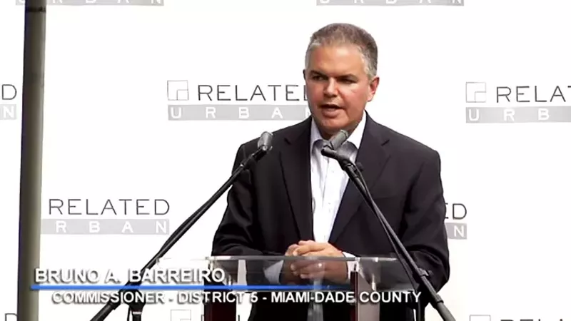 Image: Commissioner Bruno Barreiro helped shepherd a truly terrible Marlins Park deal through the Miami-Dade Commission.
