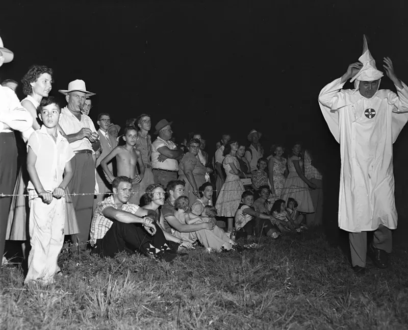 Image: A Ku Klux Klan rally in Florida in 1956. See more photos of Florida's black history here.