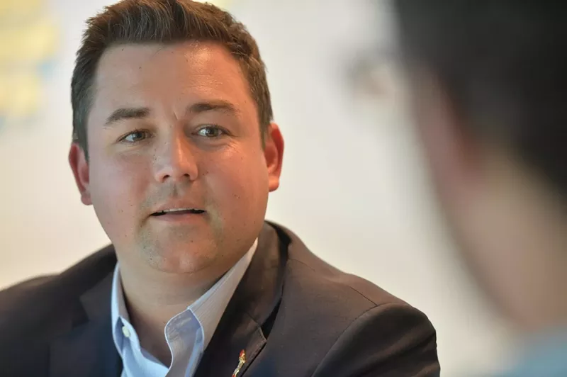 Image: Closeup of Florida politician Christian Ziegler