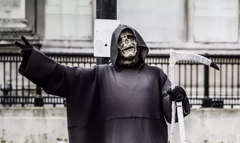 Image: The Grim Reaper is on a mission to hit Florida's beaches.