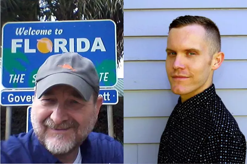 Image: Craig Pittman (left) and Tyler Gillespie