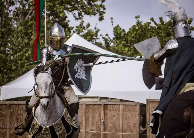 Image: Jousting at the Florida Renaissance Festival.