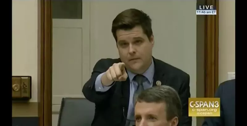 Image: Florida Rep. Matt Gaetz