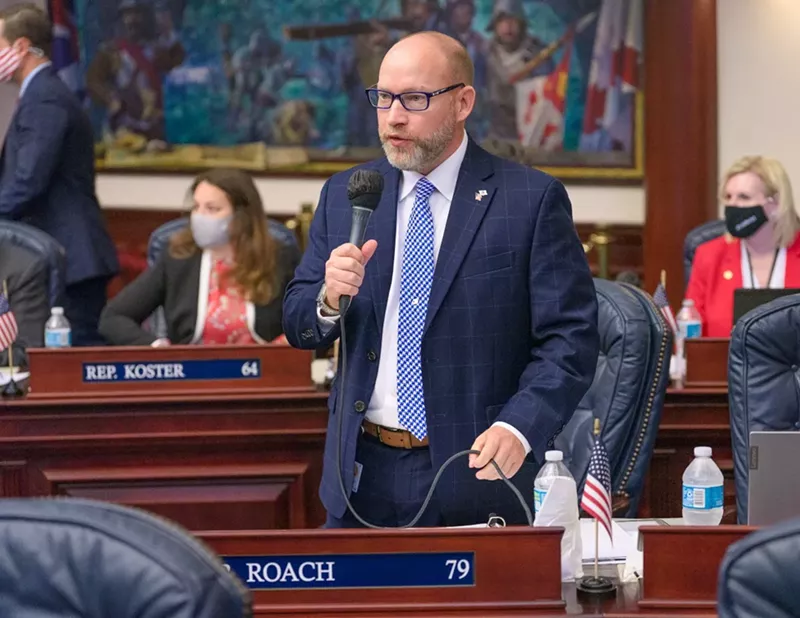 Image: Florida state Rep. Spencer Roach has proposed a cap on THC levels.