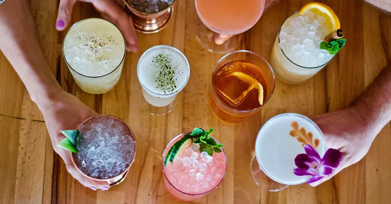 Image: These, folks, are cocktails! (Appropriately, they're cocktails from Sweet Liberty!)