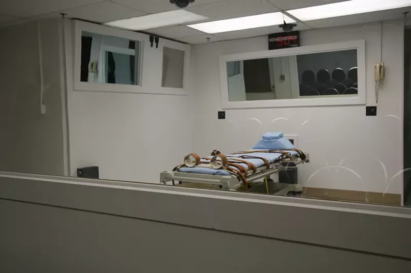 Image: A photo of an execution chamber