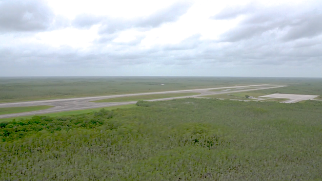 A photo of the Dade-Collier Training and Transition Airport.
