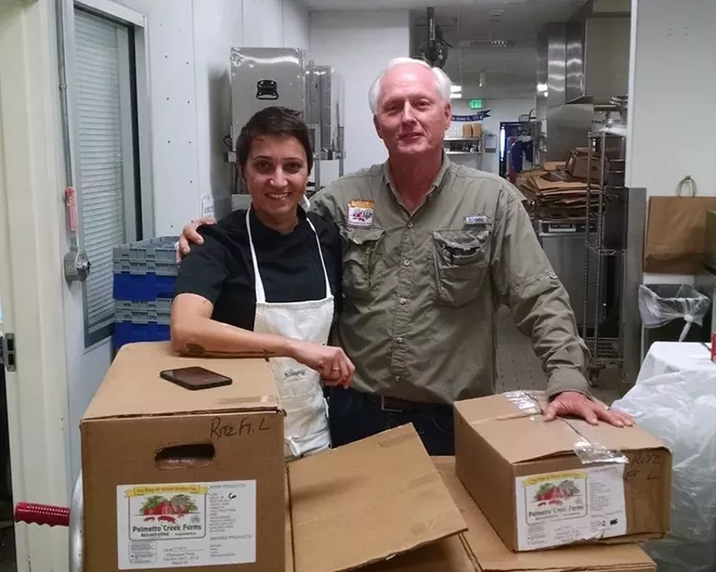 Image: Burlock Coast's Paula DaSilva and Palmetto Creek's Jim Wood.