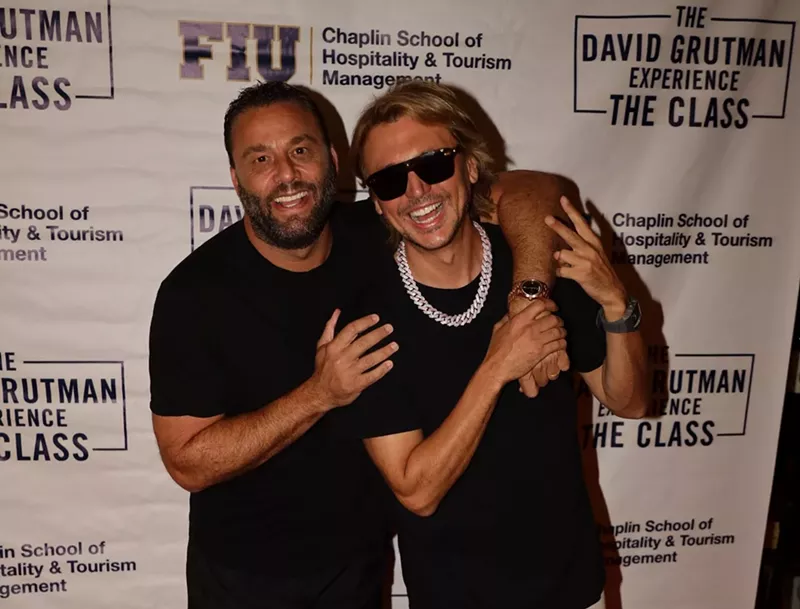 Image: David Grutman and Foodgod, Jonathan Cheban