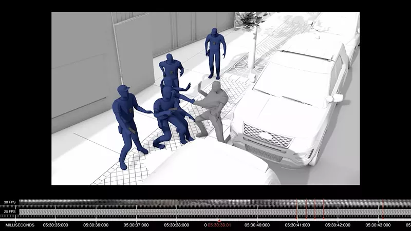 Image: Imagery from "Forensic Architecture: True to Scale."