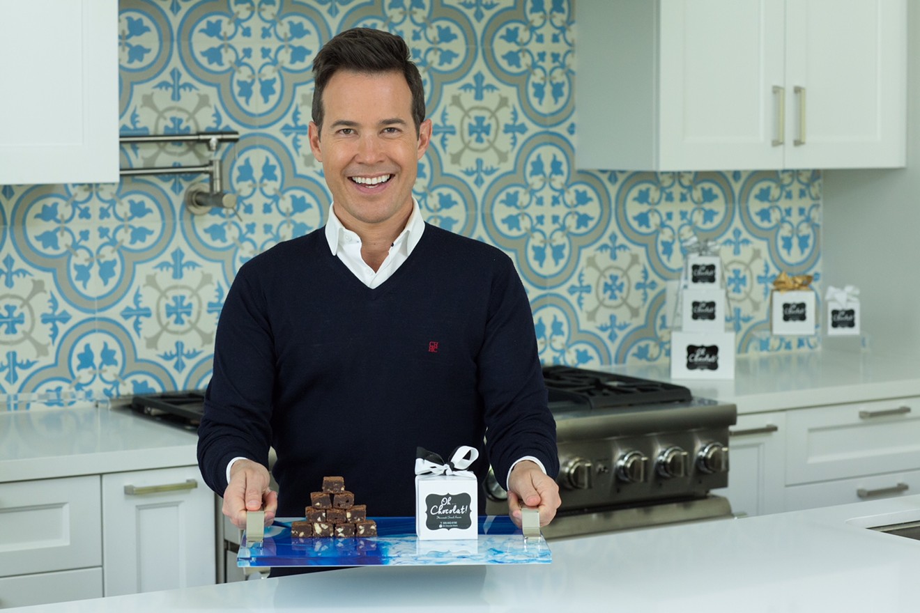 Former Univision star Roger Borges is making a splash with his French brownies.