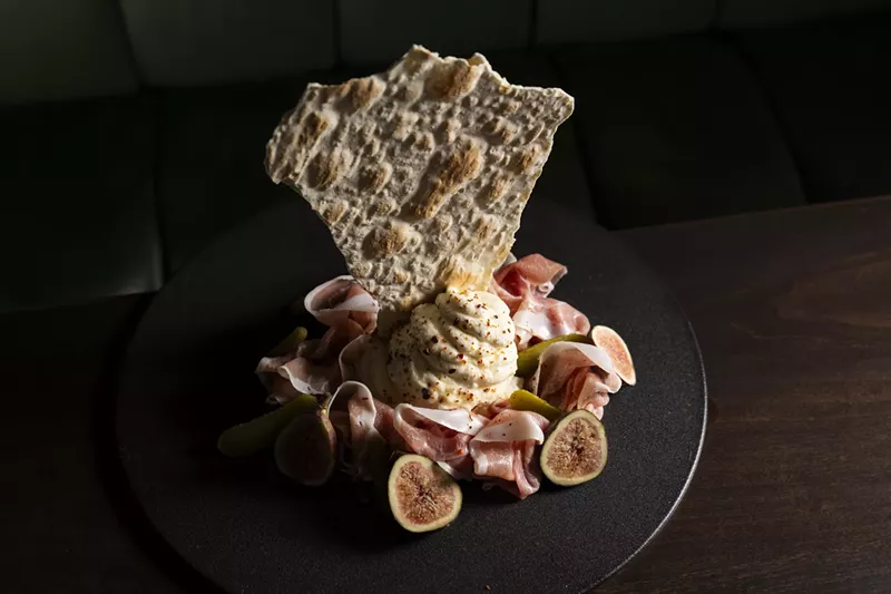 Image: Aged prosciutto is just as theatrical as it is tasty at Jay's in Fort Lauderdale