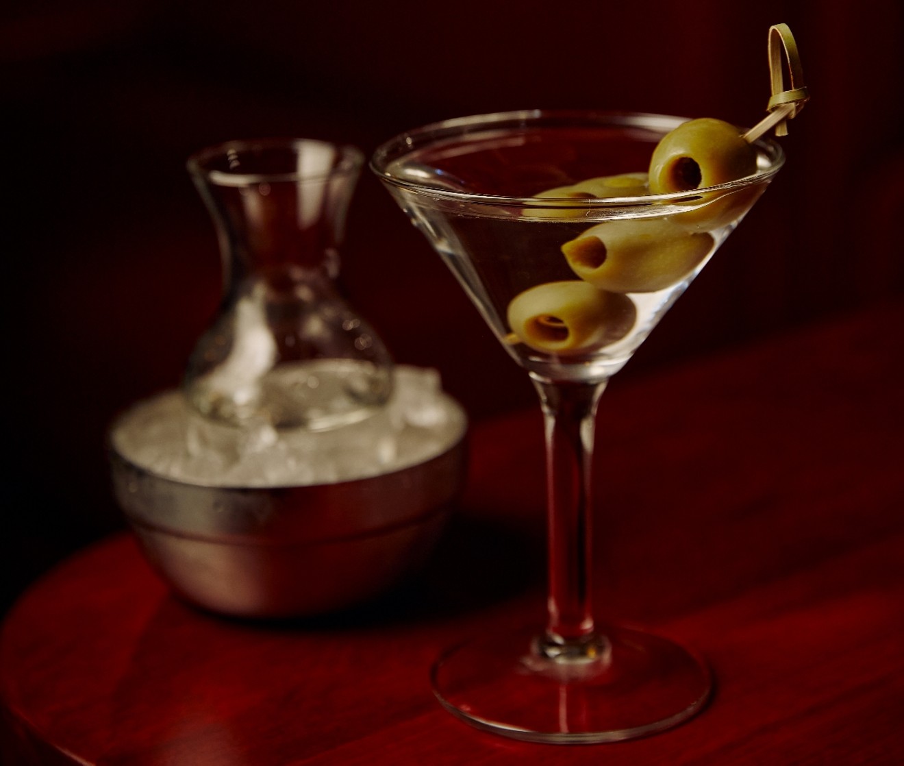 A perfect martini at Fox's Lounge