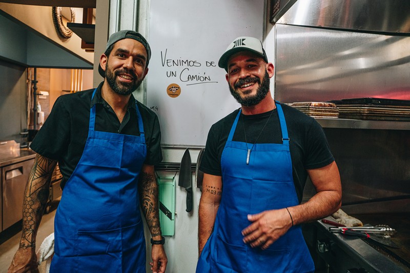 Chefs Juan Hernandez and Miguel Peña