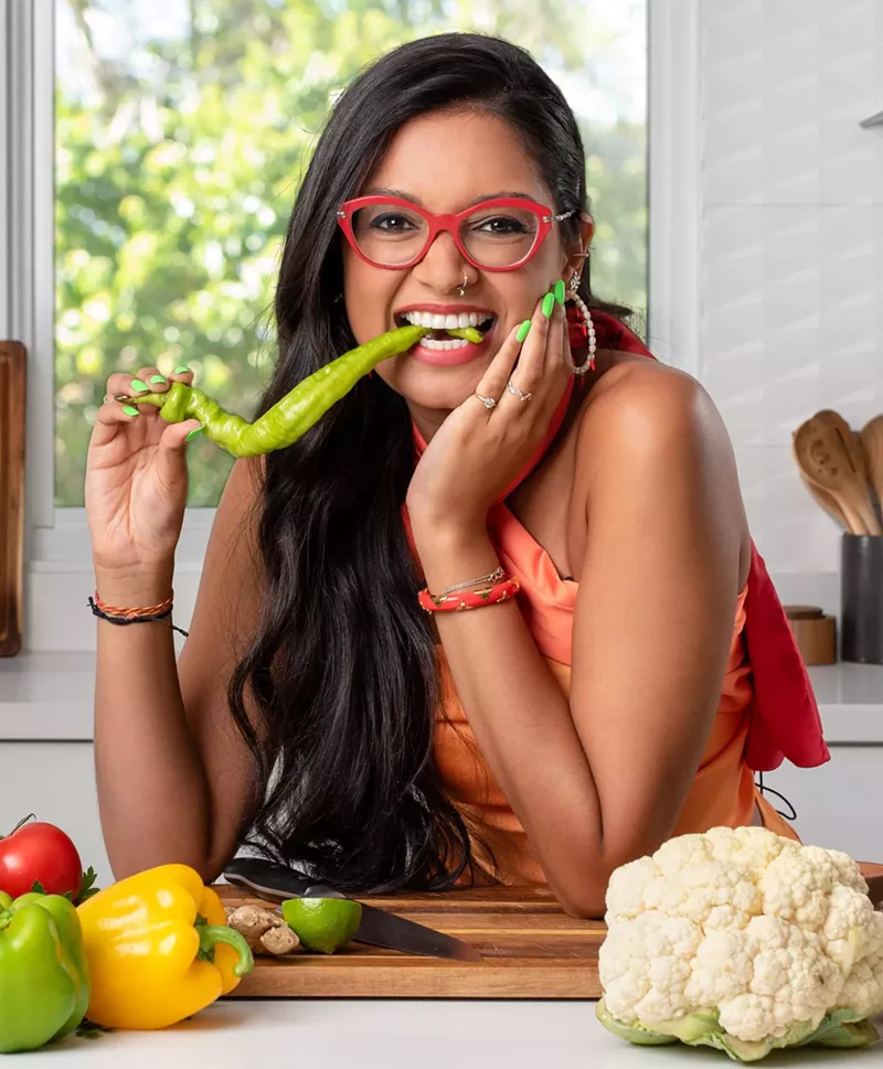 Image: A woman eating