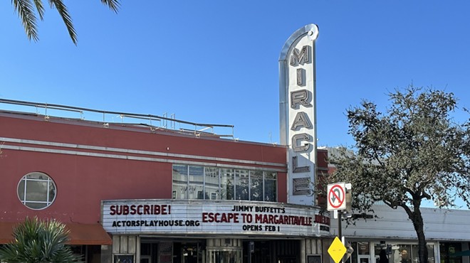 Exterior of Miracle Theater in Coral Gables